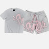 Synaworld Syna Logo Twinset Grey/Pink - Syna World