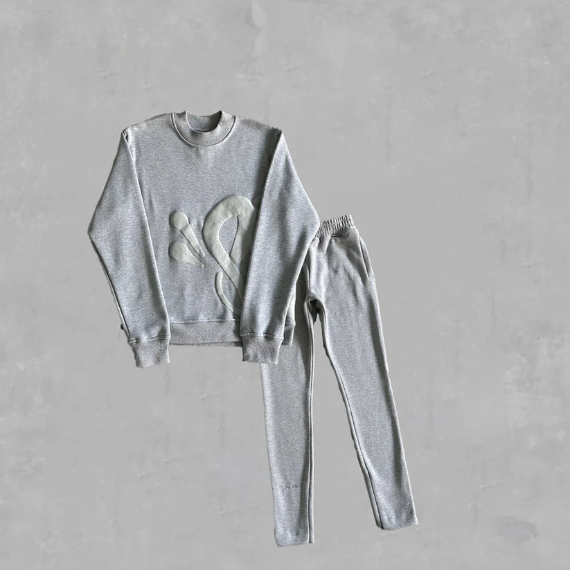 Syna Crewneck Tracksuit Grey - Syna World