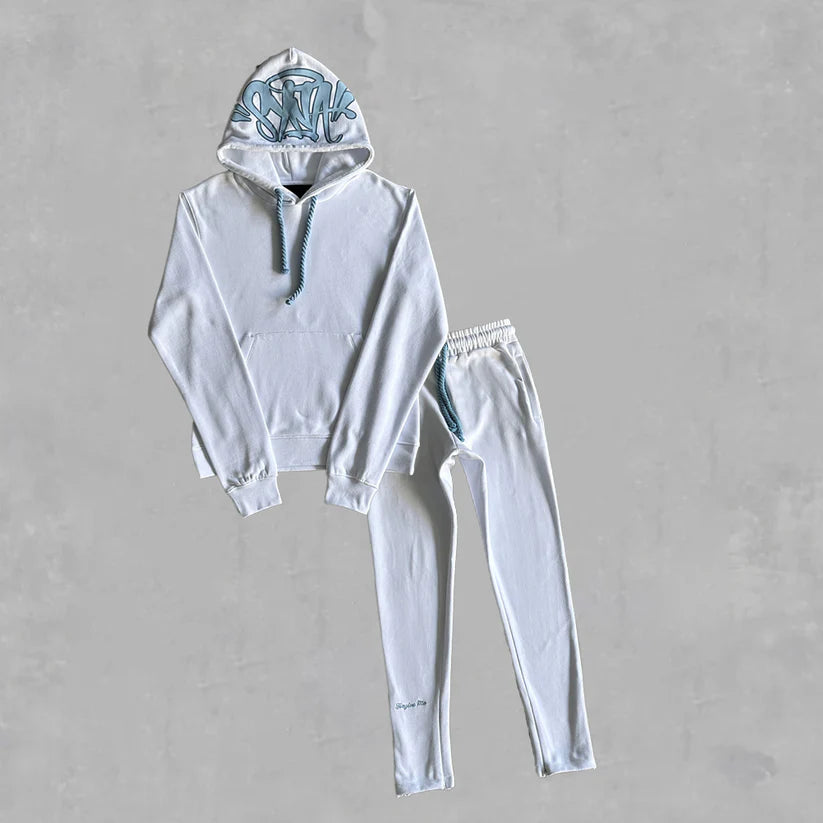 Syna Tracksuit White/Blue - Syna World